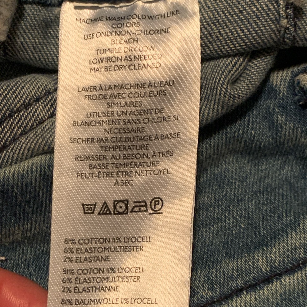 Maeve by Anthropologie Collette Full Length wide-leg jeans light blue Size 25 - Picture 5 of 7